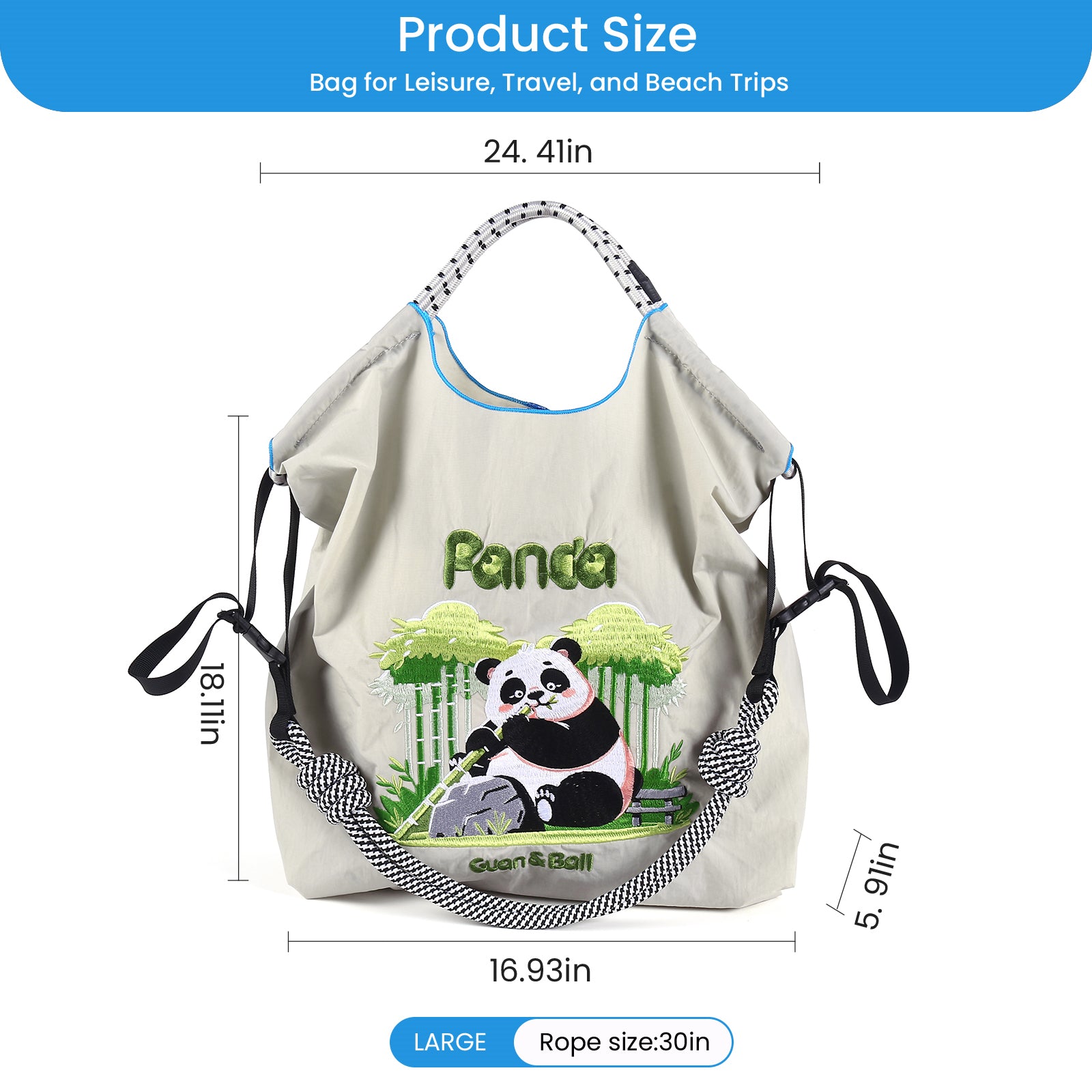 Guan&Ball Tote Bag for Women,Travel Shoulder Bag Large Shoulder Bag Top Handle Handbag for Travel, Work