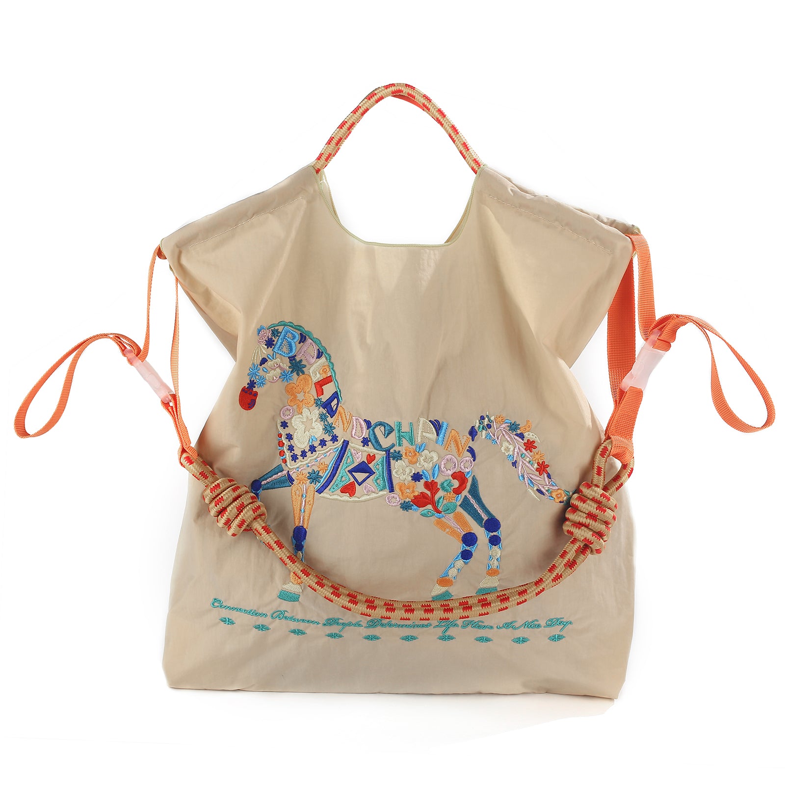 Ball&Chain Women's The Large Tote Bag Nylon Aesthetic Tote Bag for Women Beach Bag Shopping Bags(M)