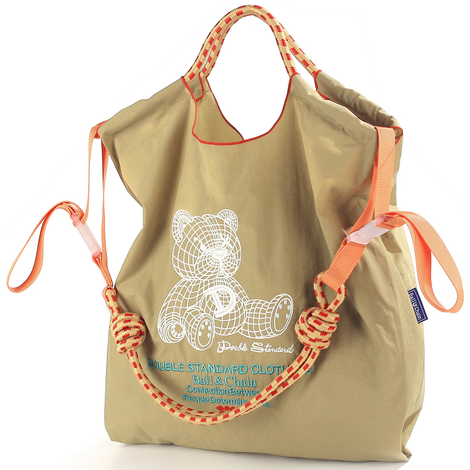 Ball&Chain Tote Bag for Women, Foldable Tote Bag With Handle Large Shoulder Bag(L)