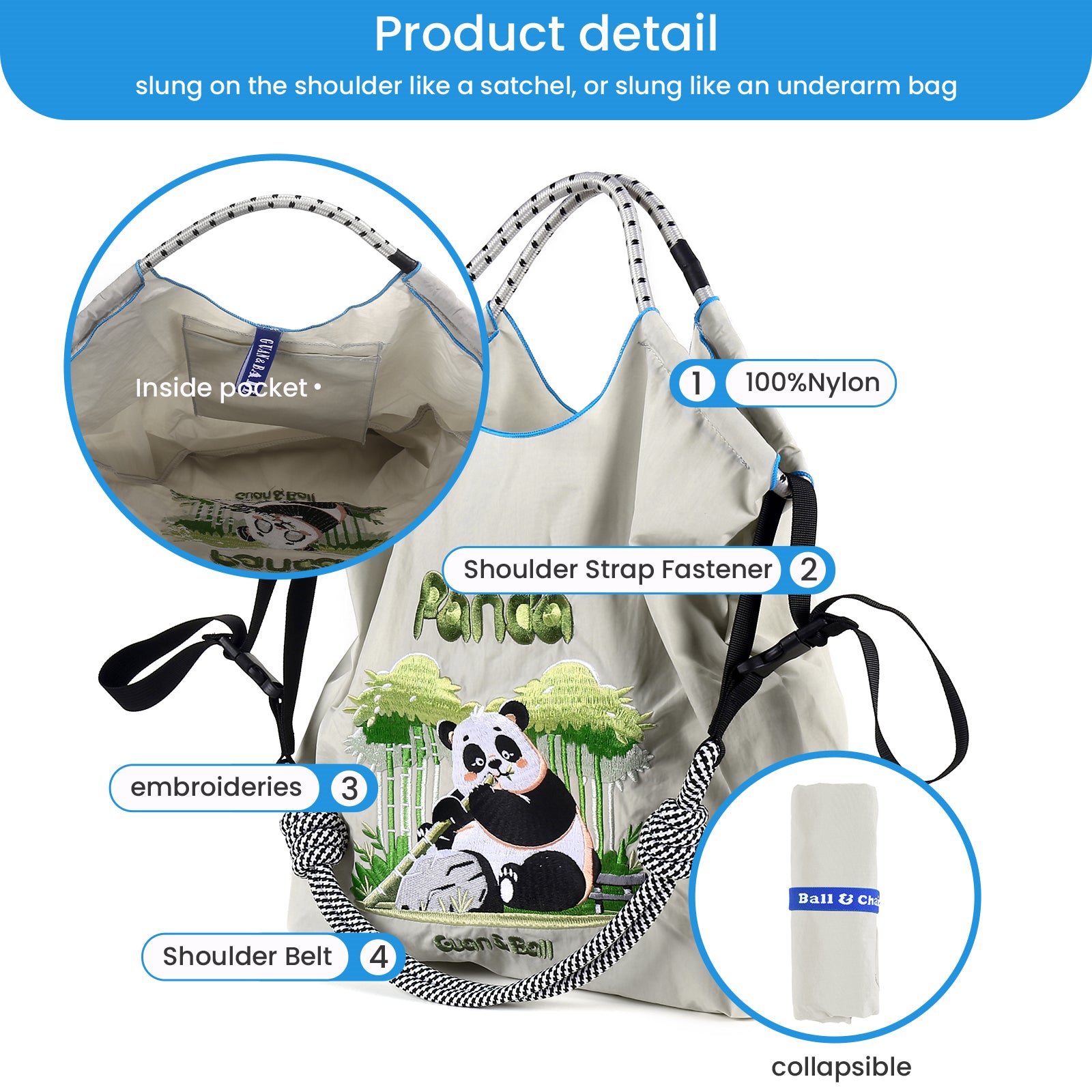 Guan&Ball Tote Bag for Women,Travel Shoulder Bag Large Shoulder Bag Top Handle Handbag for Travel, Work