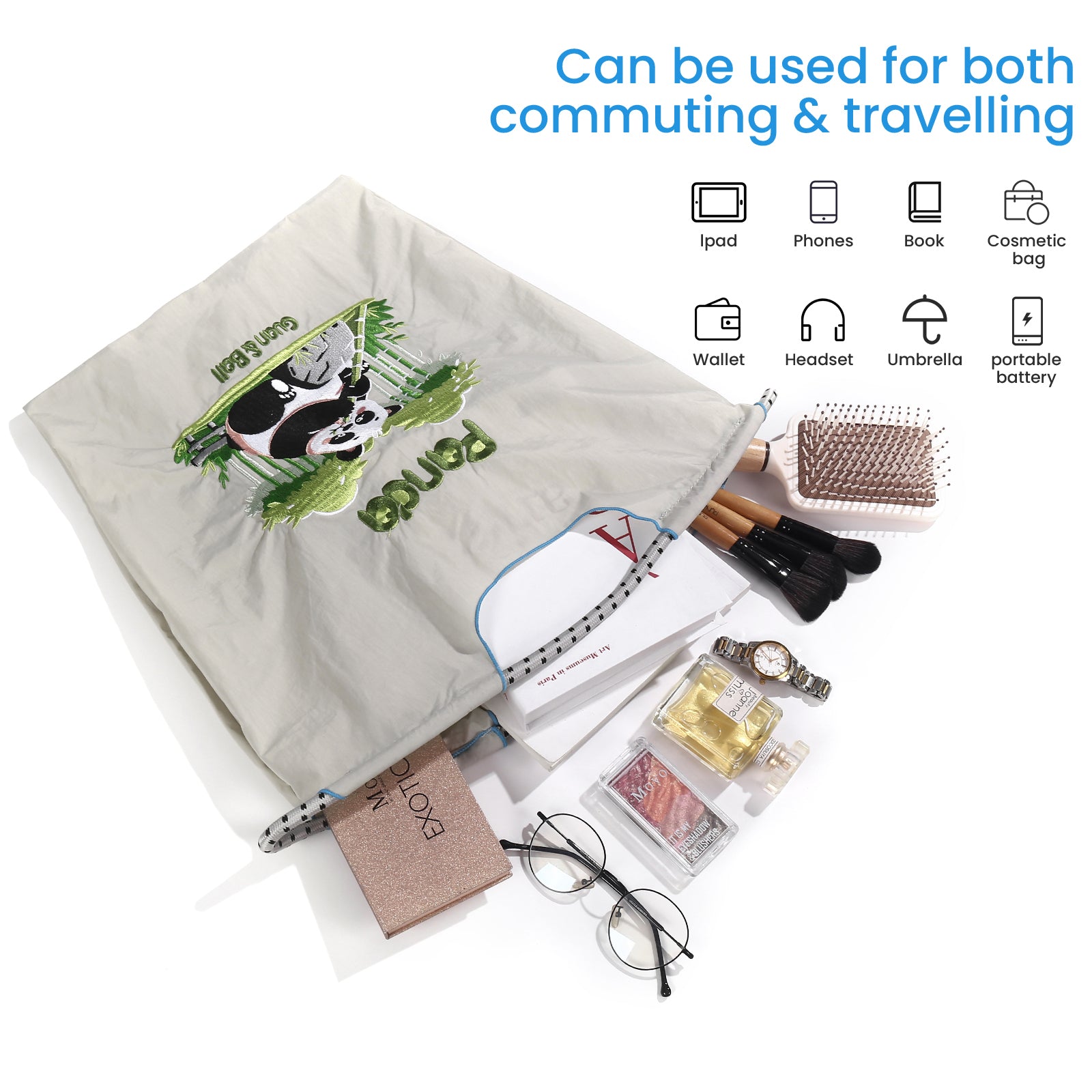 Guan&Ball Tote Bag for Women,Travel Shoulder Bag Large Shoulder Bag Top Handle Handbag for Travel, Work