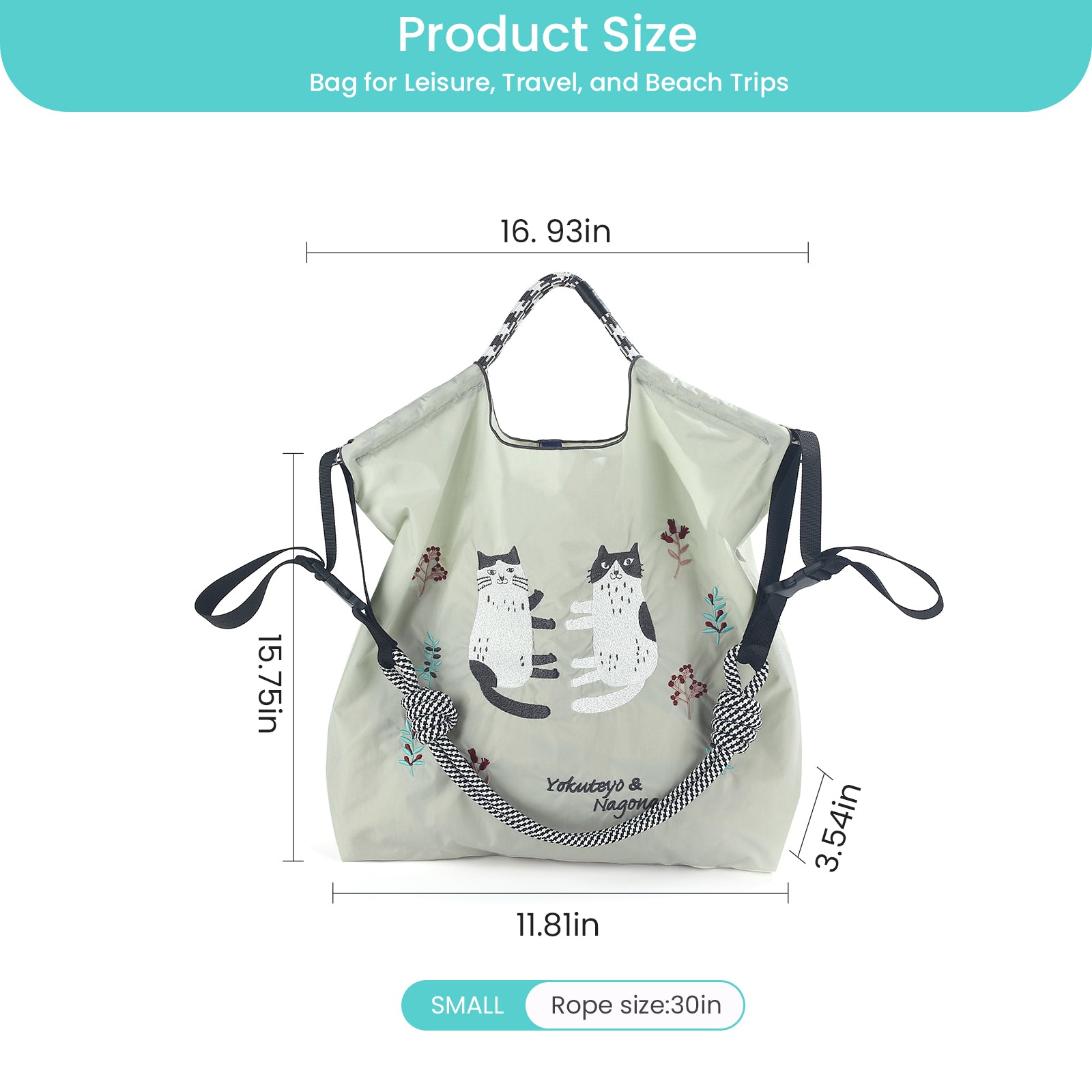 Ball&Chain Tote Bag for Women, Tote Shoulder Bag Beach Bag Shopping Bags Handbag for Travel, Work(M)