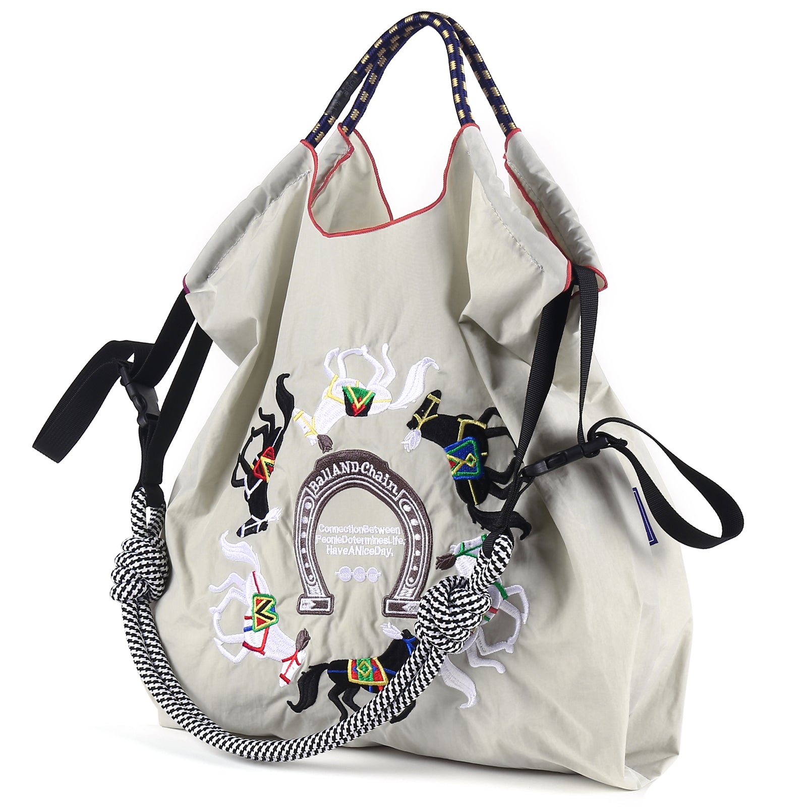 Ball&Chain Tote Bag for Women,Travel Shoulder Bag Large Shoulder Bag Top Handle Handbag for Travel, Work(L)
