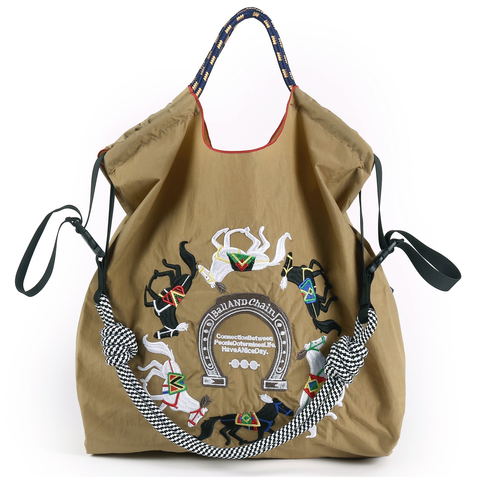 Ball&Chain Tote Bag for Women,Travel Shoulder Bag Large Shoulder Bag Top Handle Handbag for Travel, Work(L)