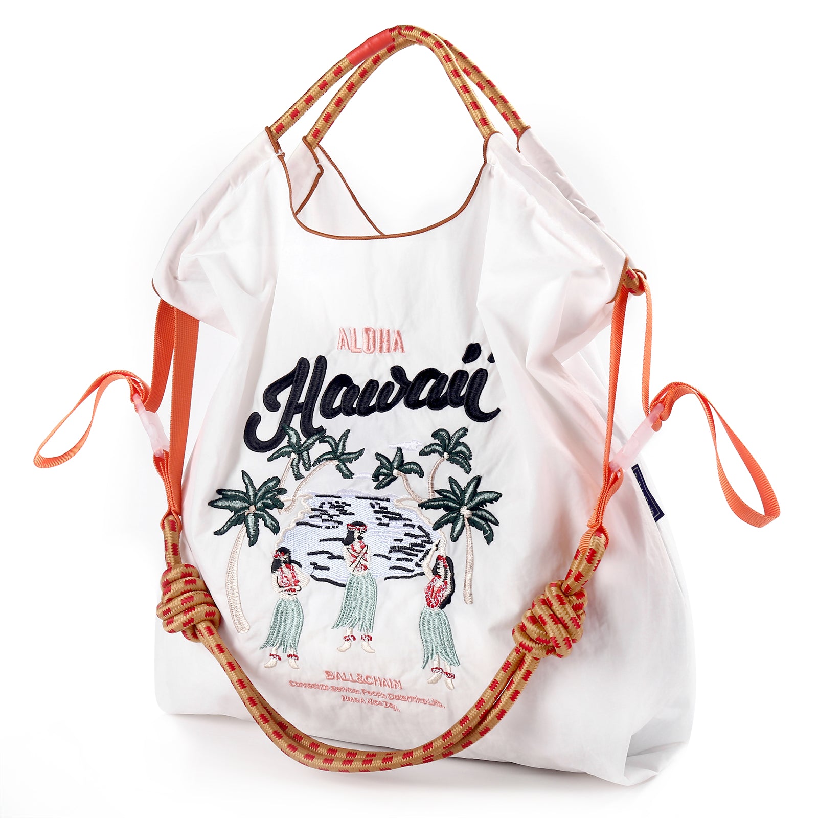 Ball&Chain Tote Bag for Women, Foldable Tote Bag With Large Shoulder strap Bag Handle Handbag for Travel, Work(L)