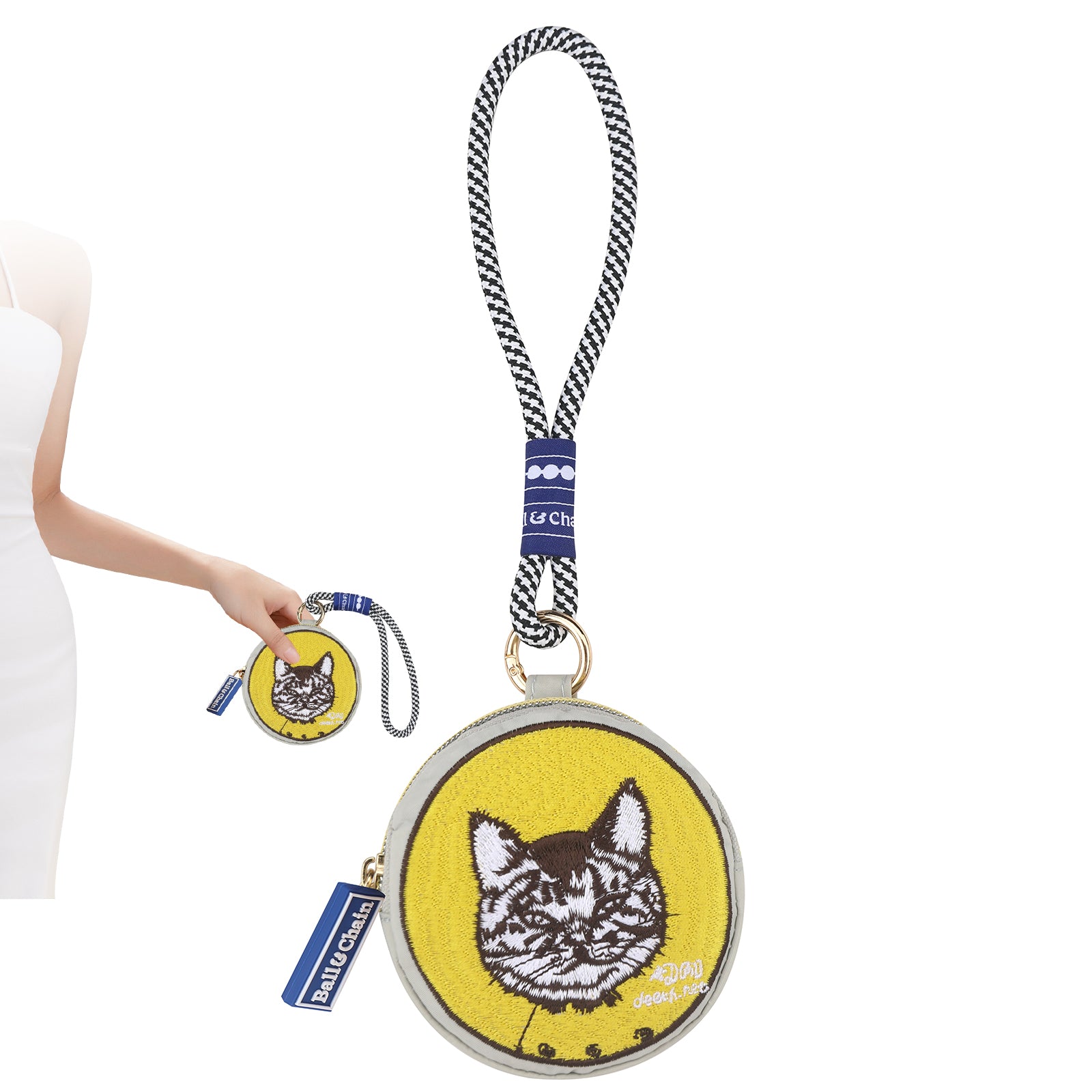 Ball&Chain Coin Purses.exquisite and compact small change storage, essential for travel with zero wallet