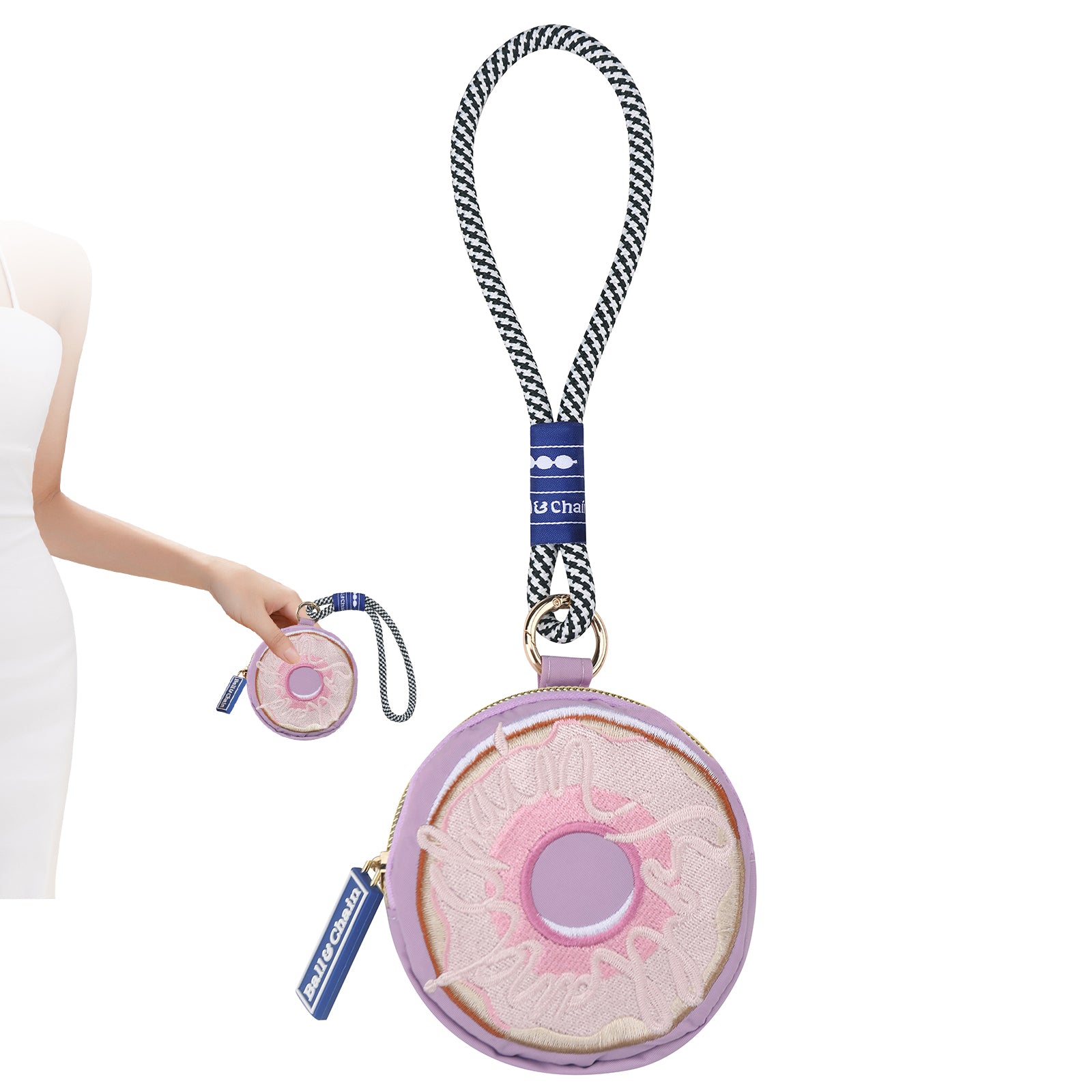 Ball&Chain Coin Purses.exquisite and compact small change storage, essential for travel with zero wallet