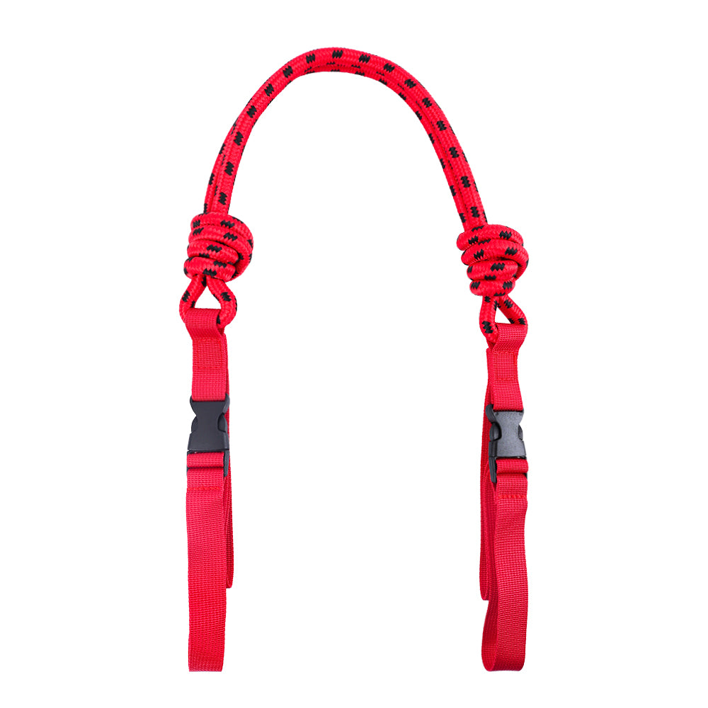 Ball& Chain Multicolor Nylon Webbing Loop Straps, Knotted Paracord Anchor Loops for Bags, Backpack, Outdoor Gear Replacement Accessories