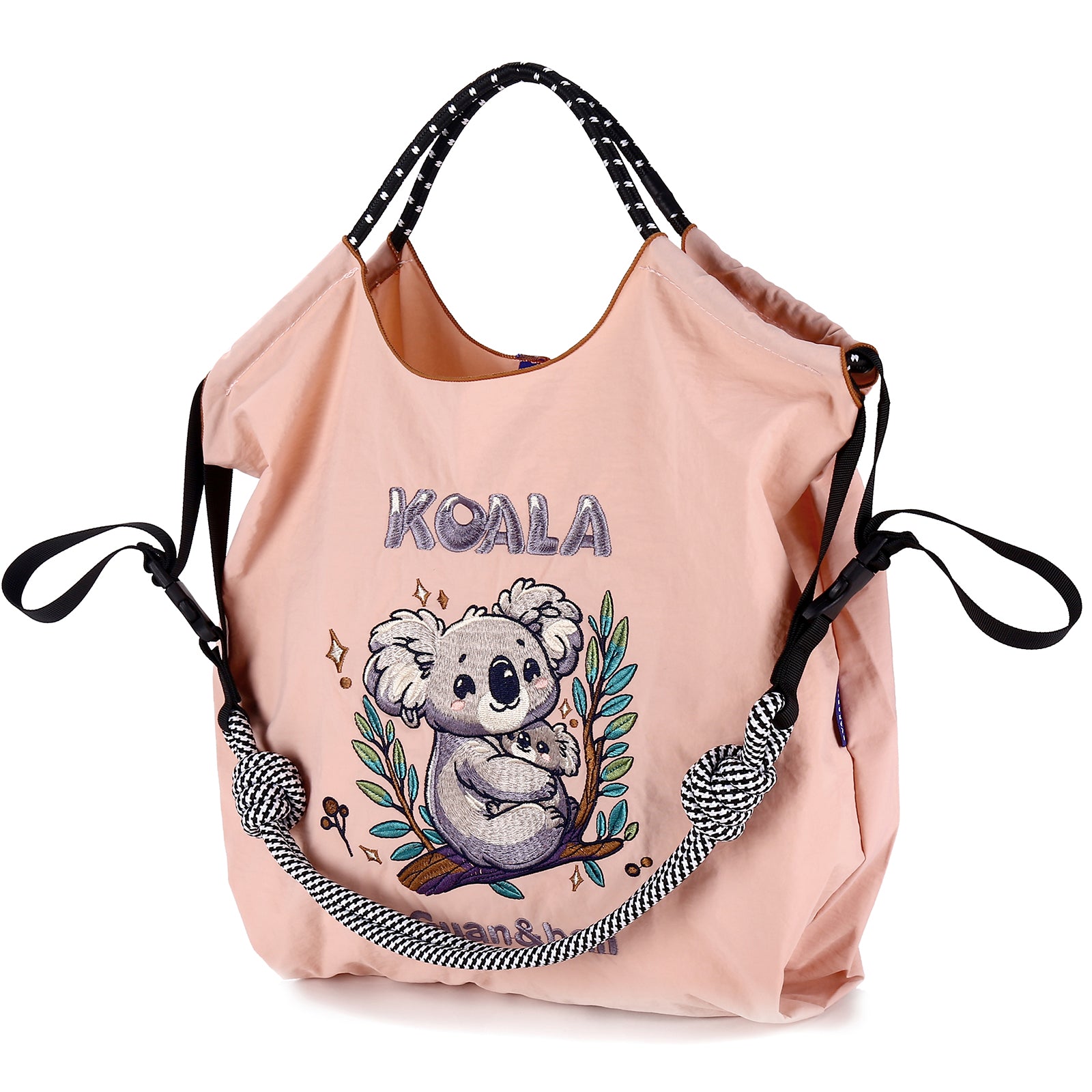 Guan&Ball Tote Bag for Women, Foldable Tote Bag With Large Shoulder strap Bag Handle Handbag for Travel, Work