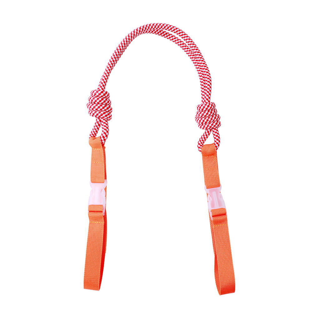 Ball& Chain Multicolor Nylon Webbing Loop Straps, Knotted Paracord Anchor Loops for Bags, Backpack, Outdoor Gear Replacement Accessories