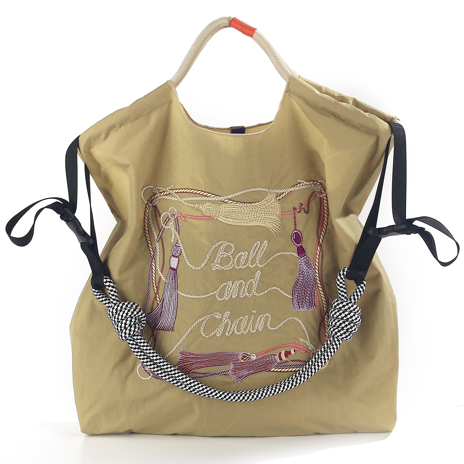 Ball&Chain Large Tote Bag For Women, Travel Shoulder Bag Top Handle Handbag（L）