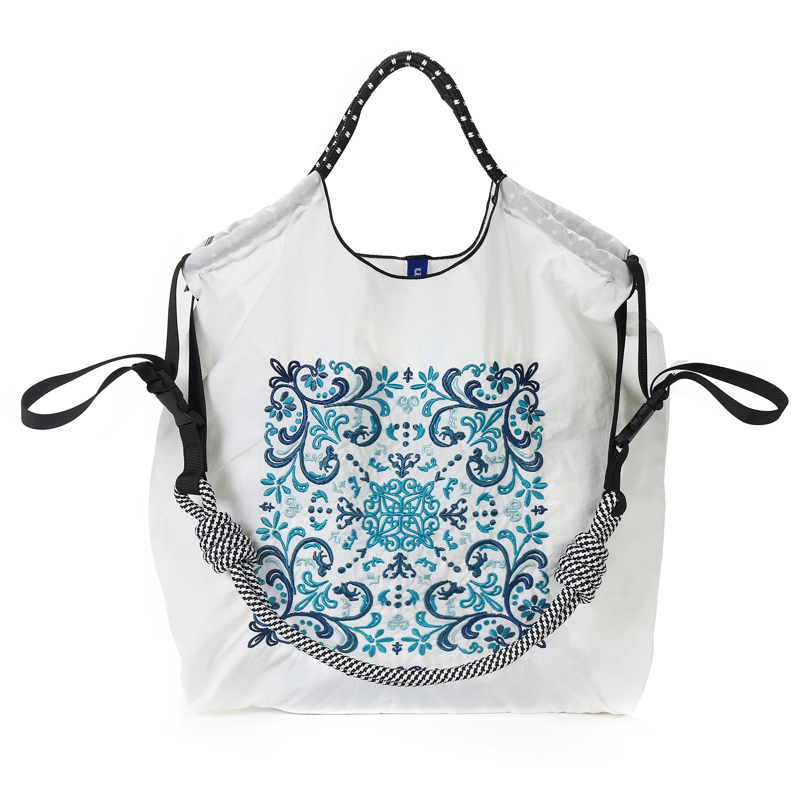 Ball&Chain Nylon Tote Bags Personalized Birthday Gift for Women（L）