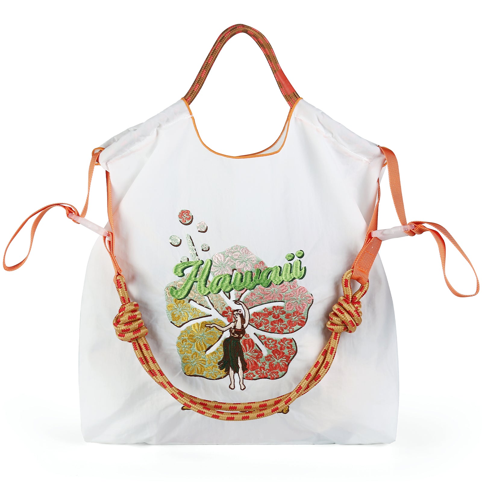 Ball&Chain Embroidery Tote Bag for Women（L）
