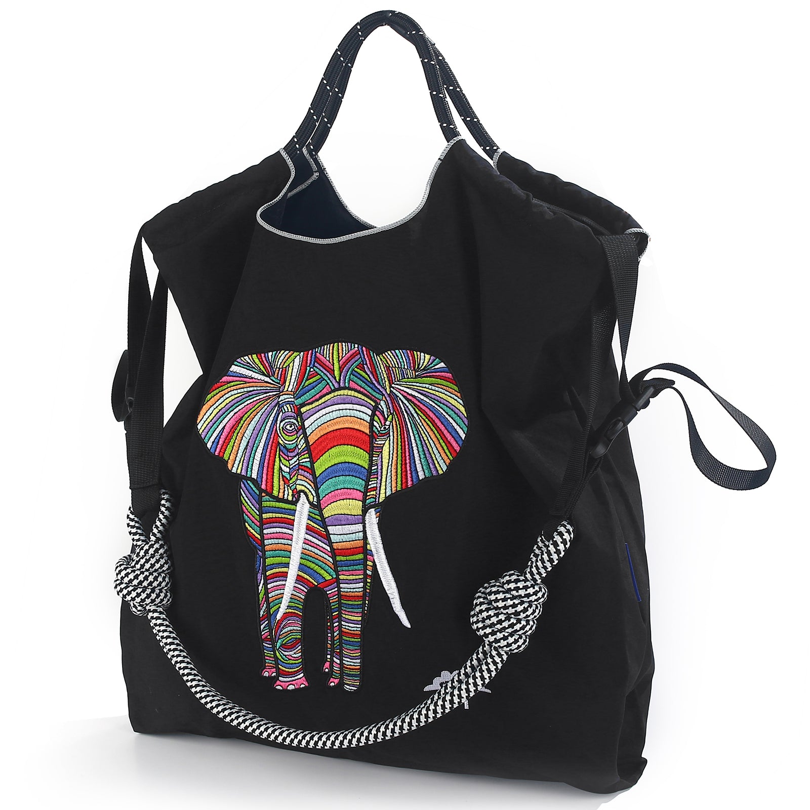 Ball&Chain Tote Bag Women Work Bags Nylon Bag Purse for Women Travel Bags（L）