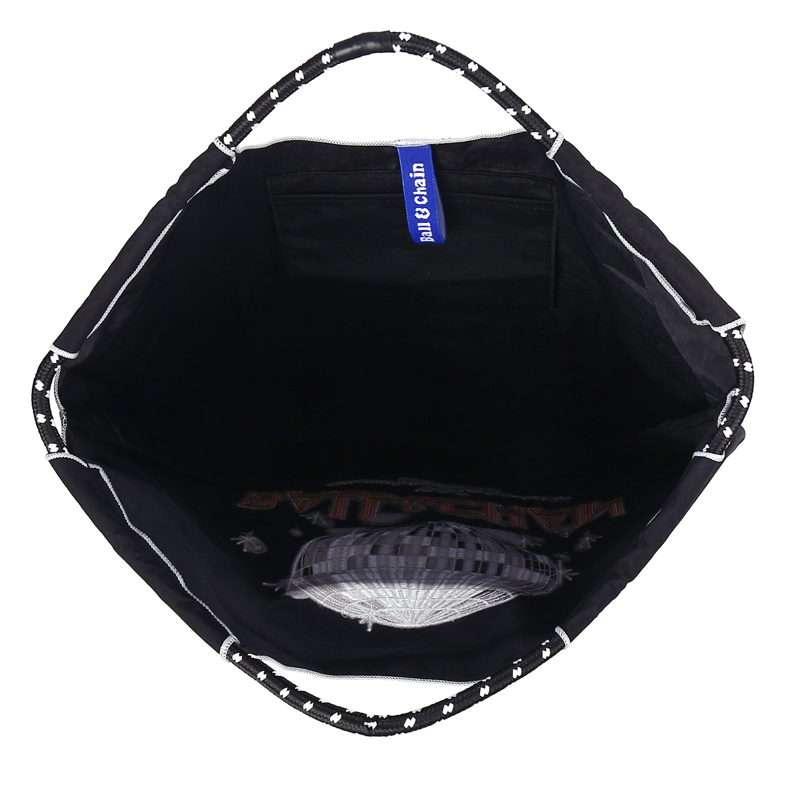 Ball&Chain Embroidery Tote Bag Women Work Bags Crossbody Bag Purse for Women Travel Bags Handbags Everyday Bag（M）