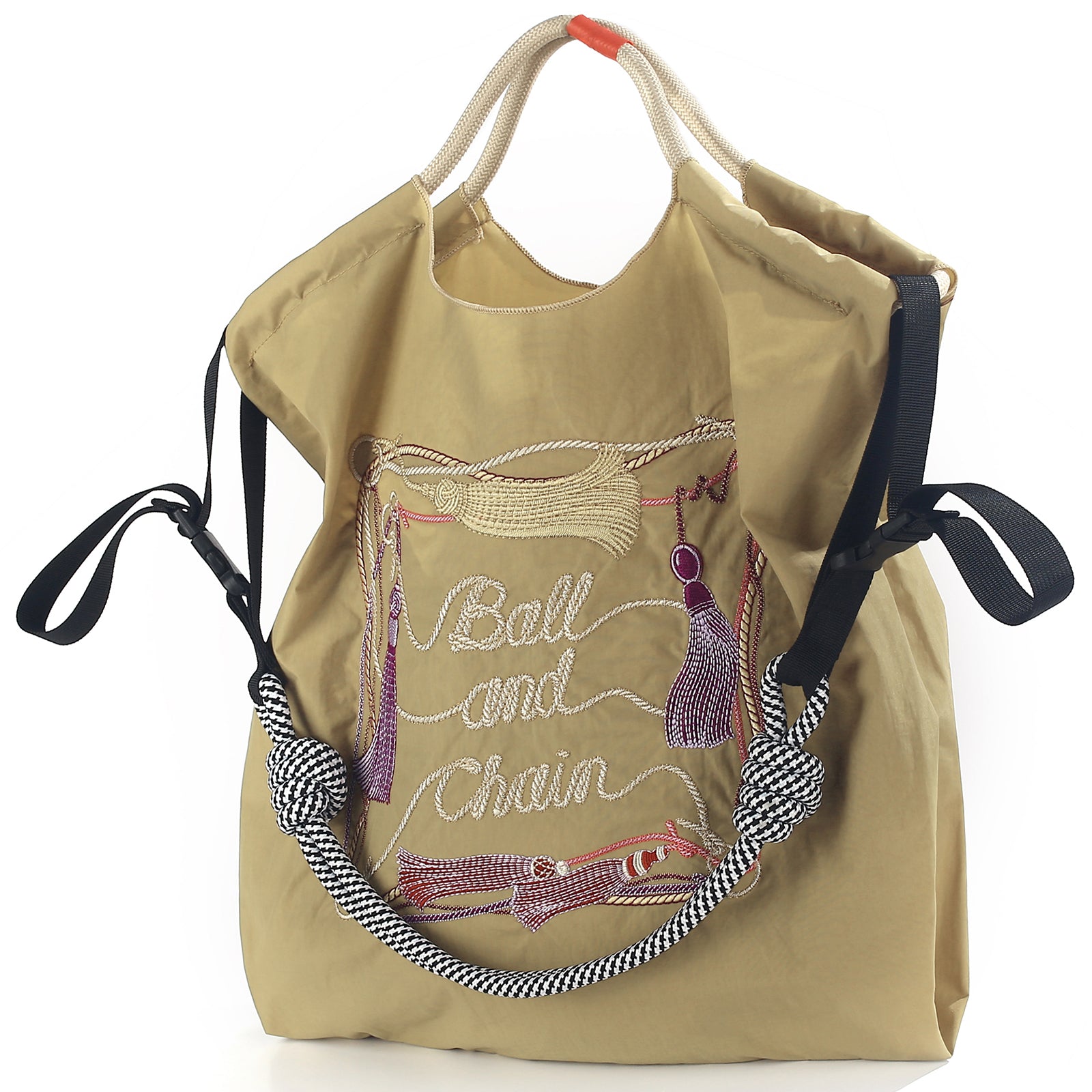 Ball&Chain Large Tote Bag For Women, Travel Shoulder Bag Top Handle Handbag（L）