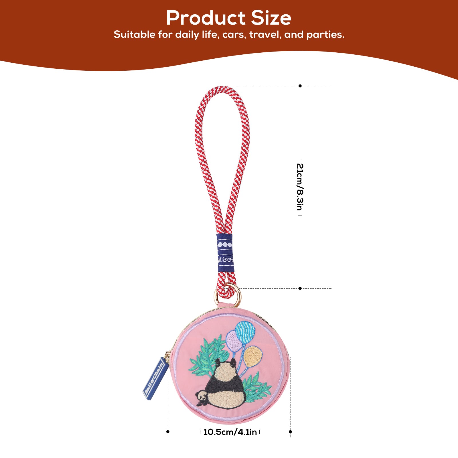 Ball&Chain Zero wallet, exquisite and compact small change storage, essential for travel with zero wallet