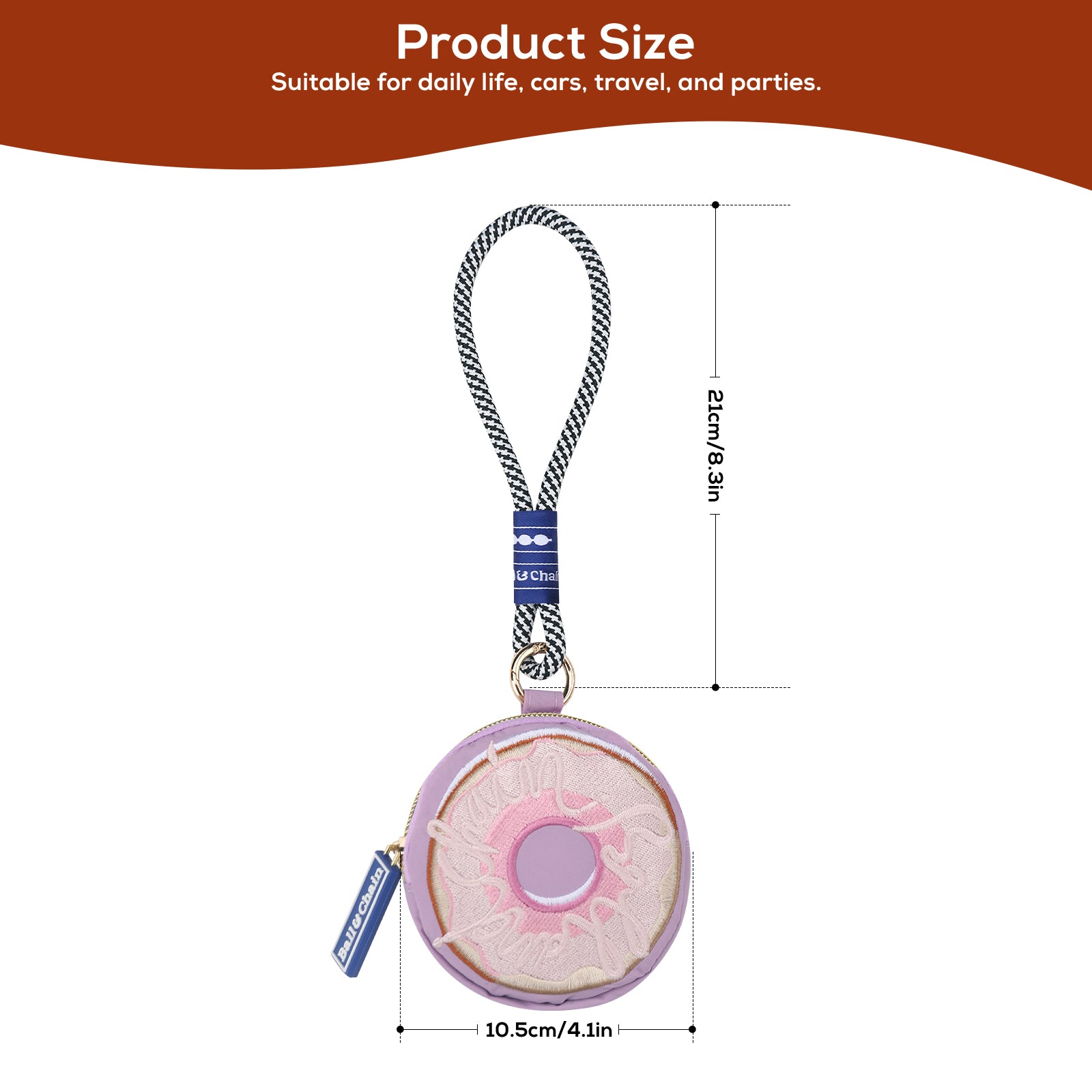 Ball&Chain Coin Purses.exquisite and compact small change storage, essential for travel with zero wallet
