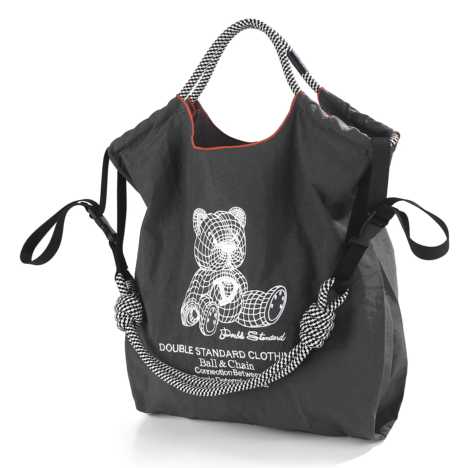 Ball&Chain Tote Bag for Women, Foldable Tote Bag With Handle Large Shoulder Bag(L)