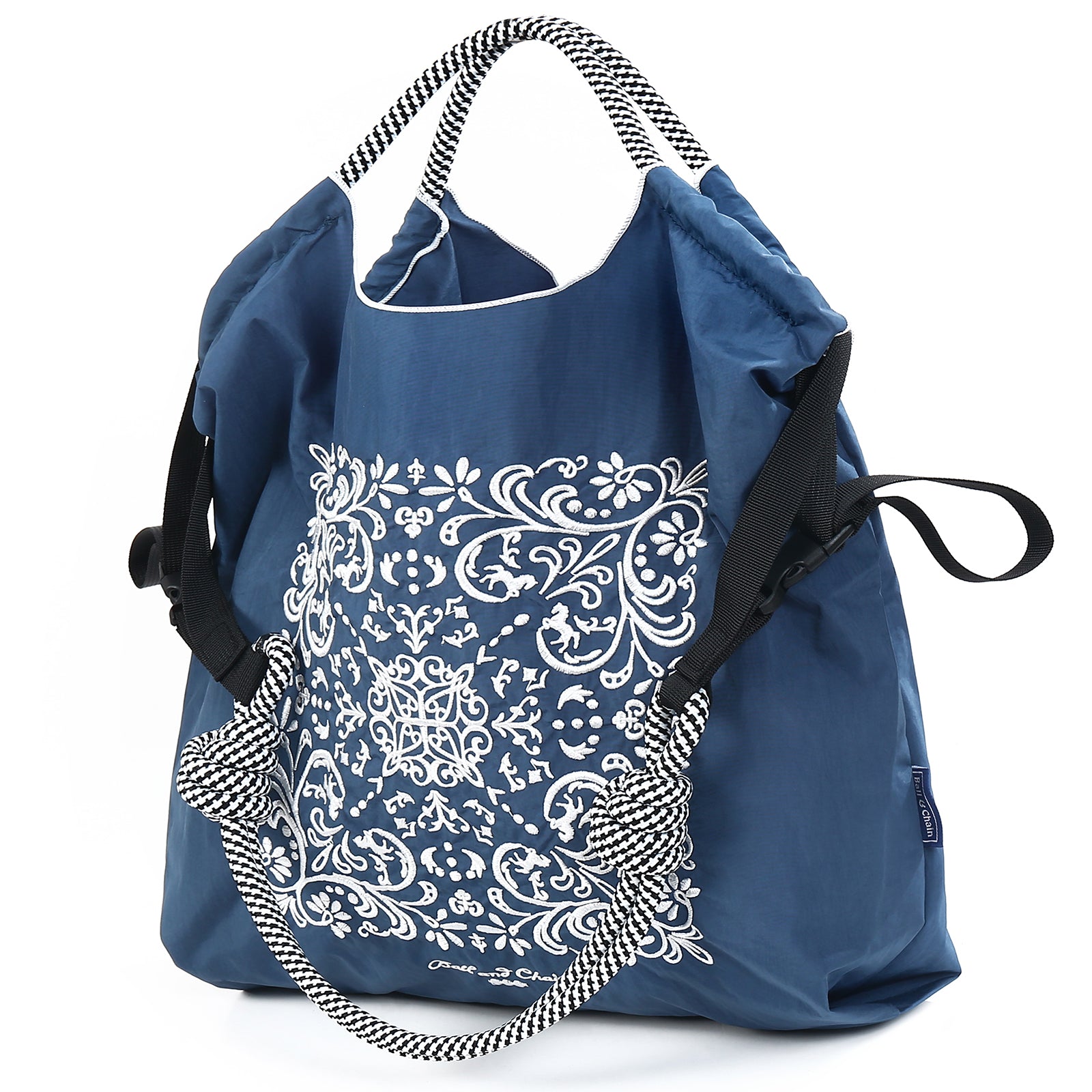 Ball&Chain Nylon Tote Bags Personalized Birthday Gift for Women（L）