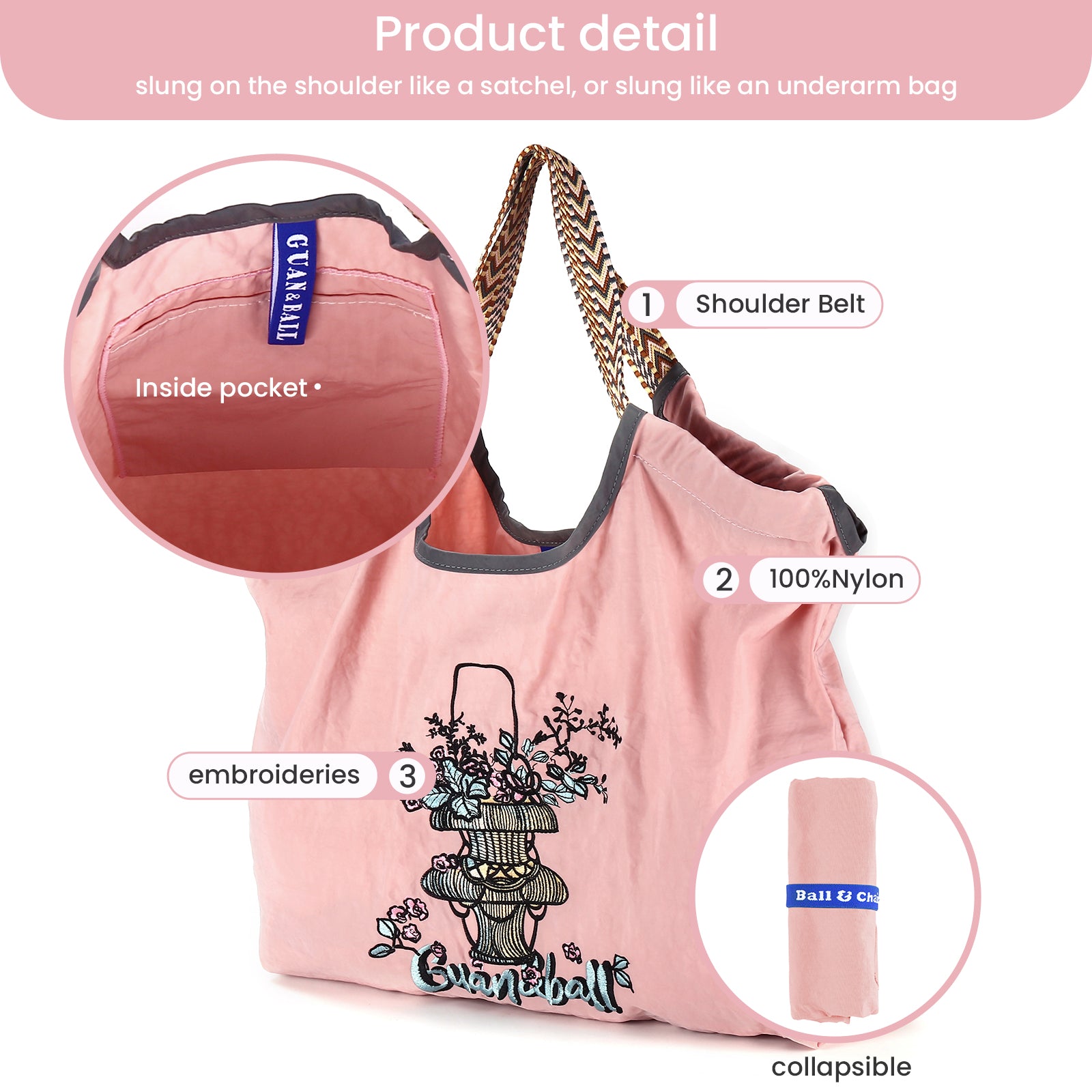 Large Shoulder Bag Handbag for Travel, Work，Personalized Present Bag Everything Tote Bag with Compartments
