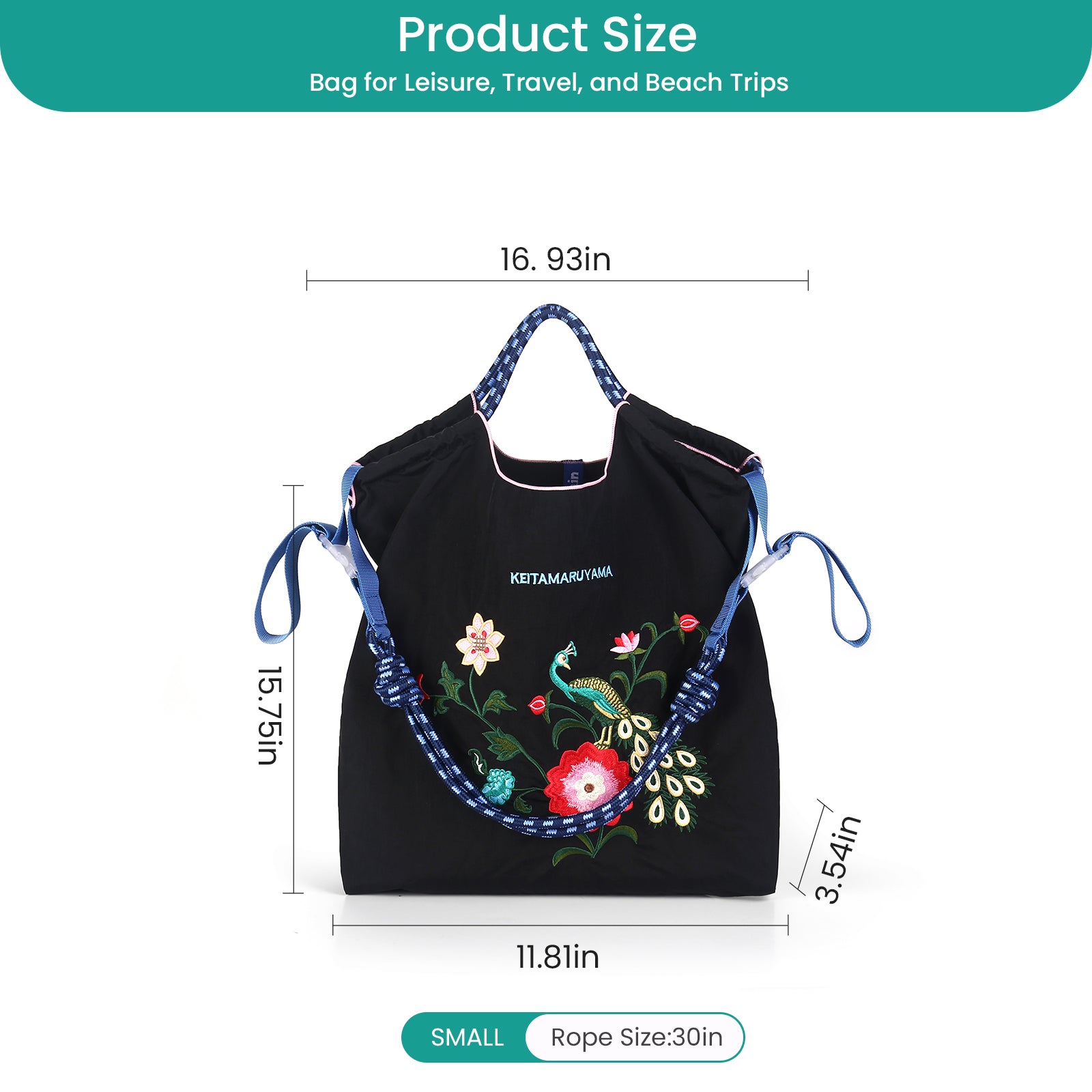 Ball&Chain Nylon Tote Bags Personalized Birthday Gift for Women,Personalized Present Bag（M）