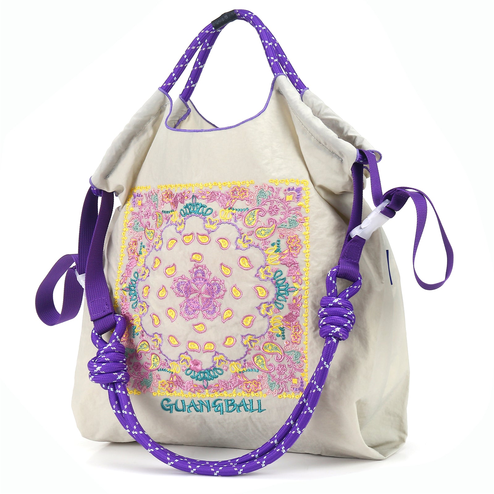 Guan&Ball Tote Bag for Women, Foldable Tote Bag With Large Shoulder strap Bag Handle Handbag for Travel, Work