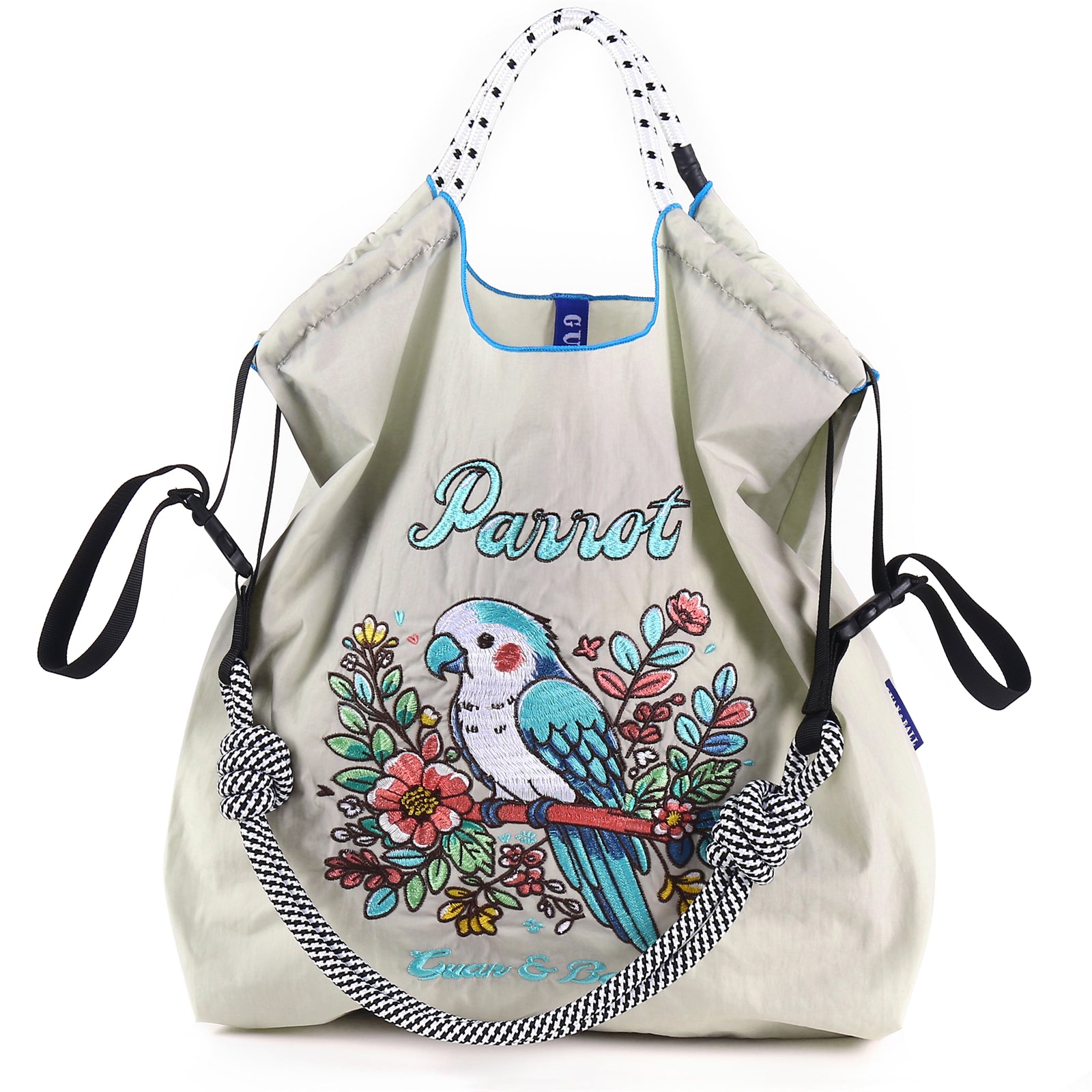 Guan&Ball Nylon Tote Bag for Women，Nylon Tote Bag,Everyday Bag Handbags for Work Beach Gym