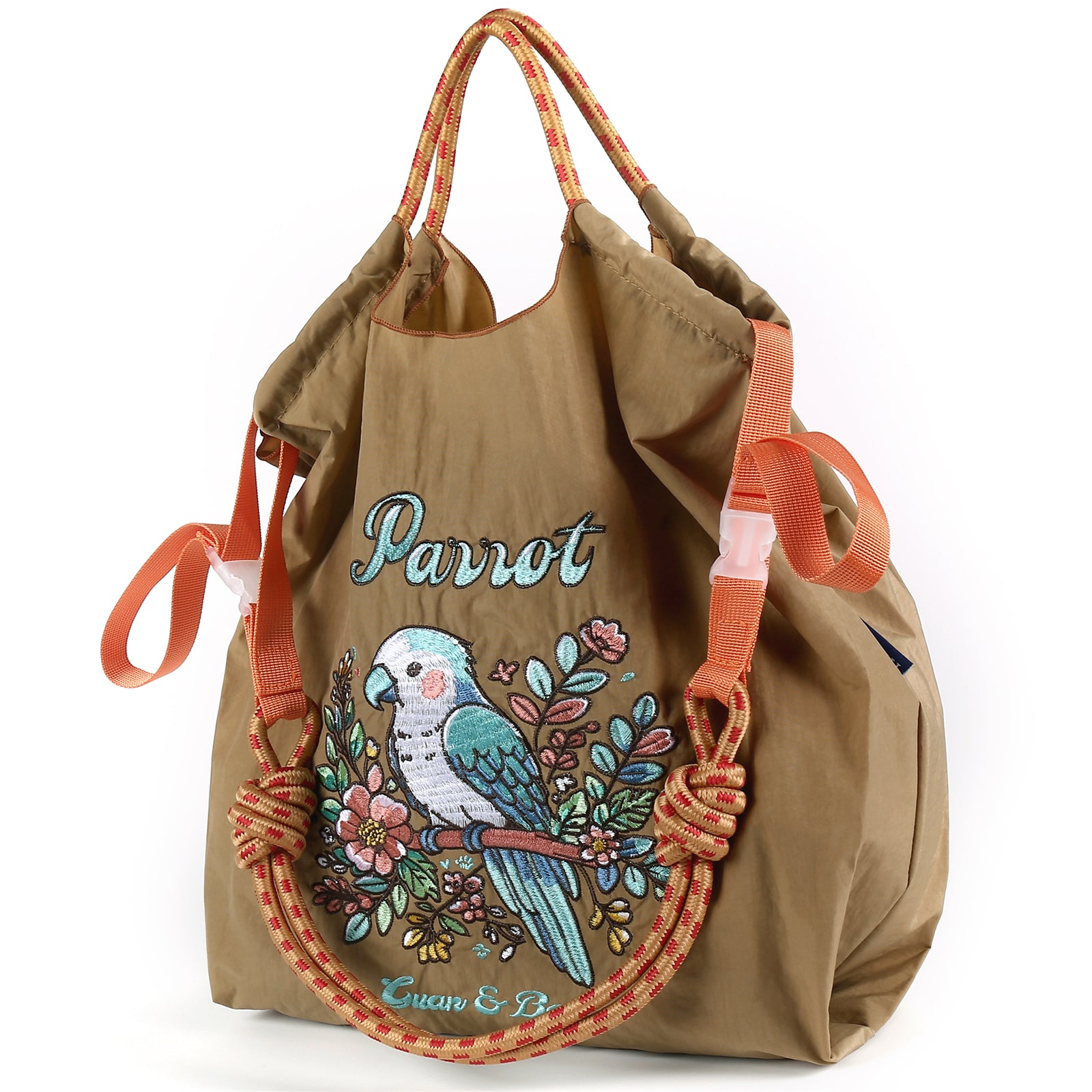 Guan&Ball Nylon Tote Bag for Women，Nylon Tote Bag,Everyday Bag Handbags for Work Beach Gym