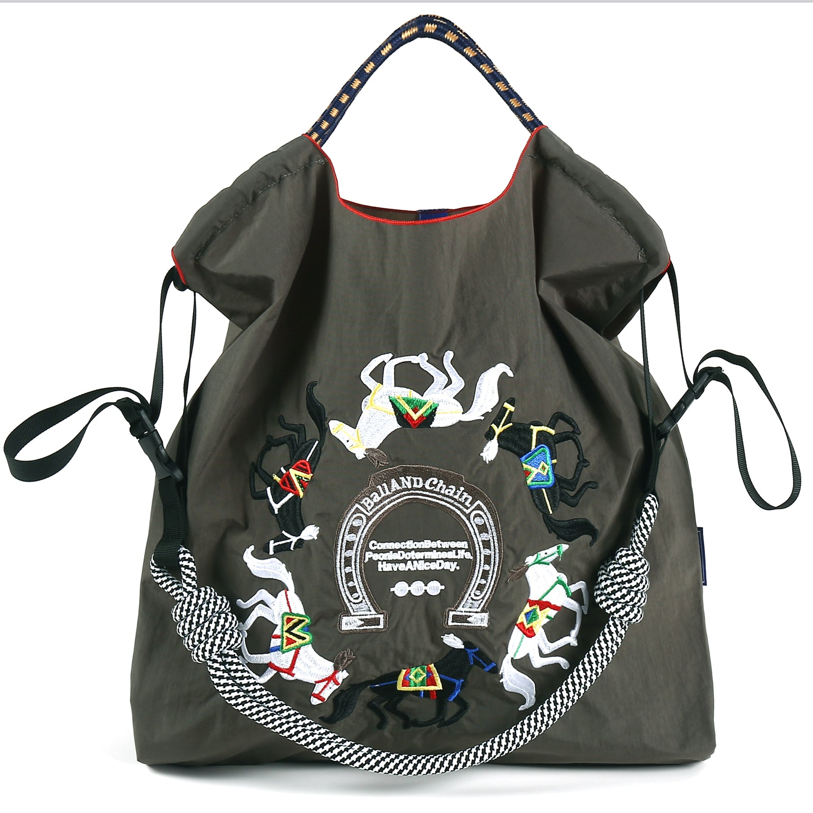 Ball&Chain Tote Bag for Women,Travel Shoulder Bag Large Shoulder Bag Top Handle Handbag for Travel, Work（L）