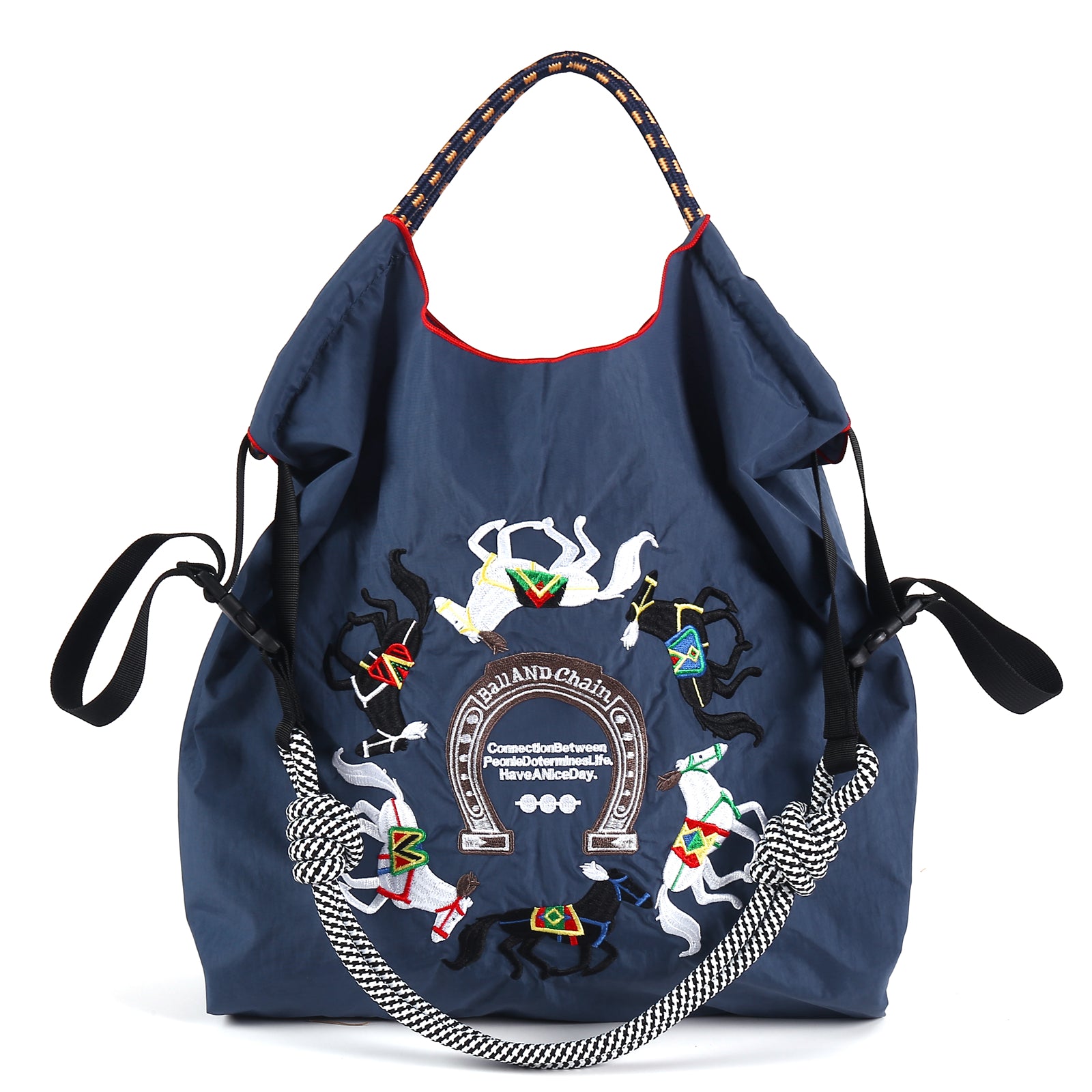 Ball&Chain Tote Bag for Women,Travel Shoulder Bag Large Shoulder Bag Top Handle Handbag for Travel, Work（L）