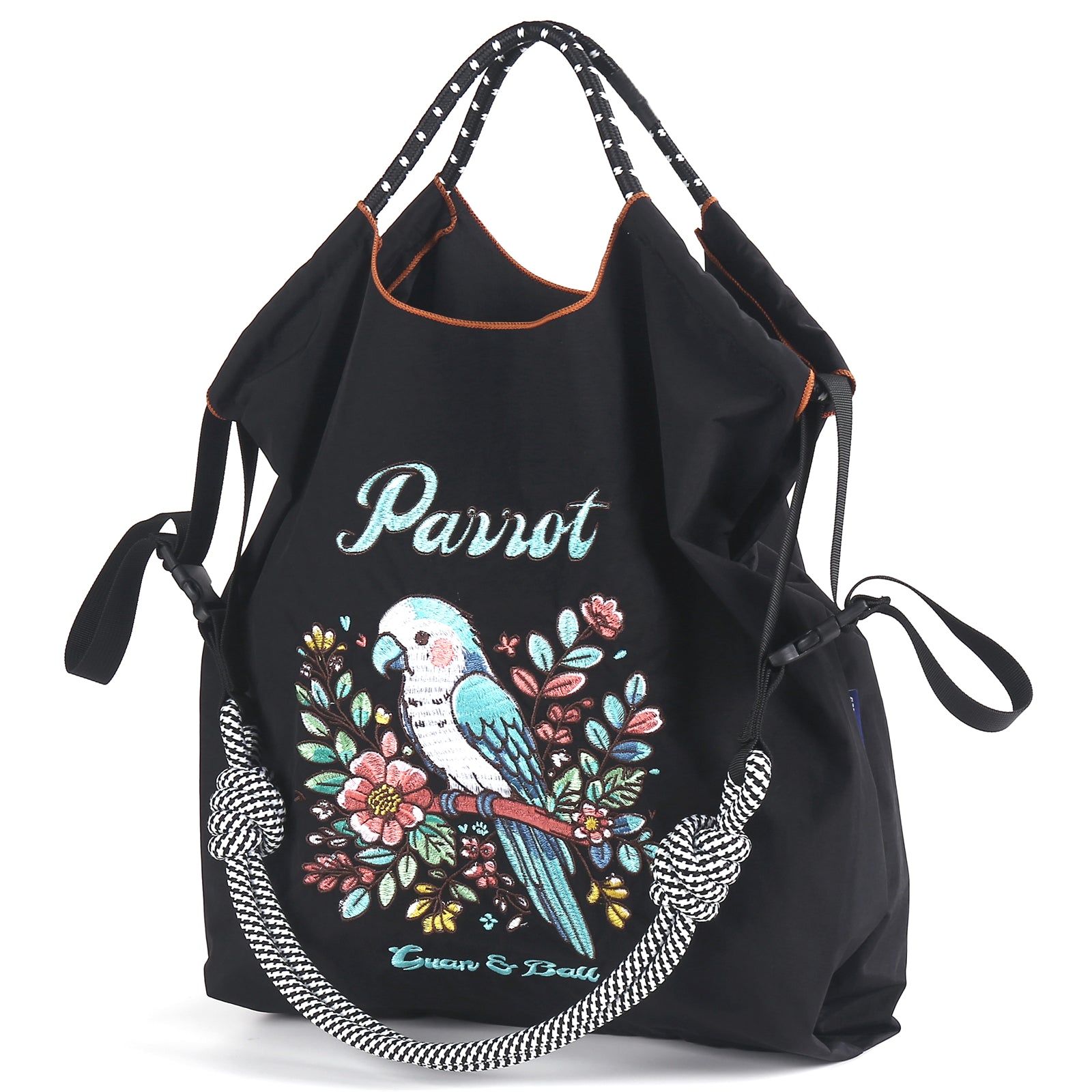 Guan&Ball Nylon Tote Bag for Women，Nylon Tote Bag,Everyday Bag Handbags for Work Beach Gym