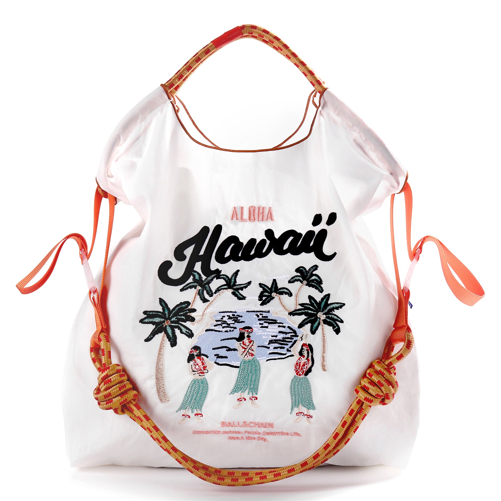 Ball&Chain Tote Bag for Women, Foldable Tote Bag With Large Shoulder strap Bag Handle Handbag for Travel, Work(L)